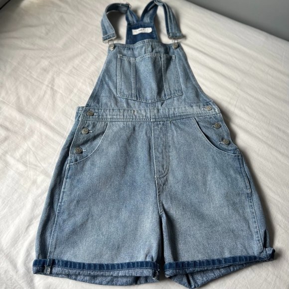 Denim Overalls Jumpsuit Shorts from Simons Twik - Picture 4 of 14
